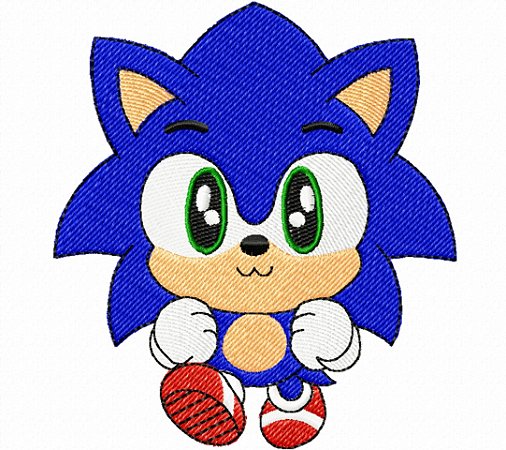 Matriz Bordado Turma Do Sonic Baby