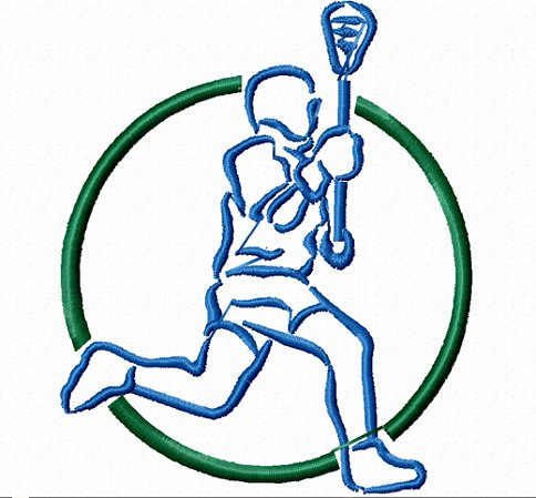 Matriz Bordado Esportes Olímpicos Contorno Moldura