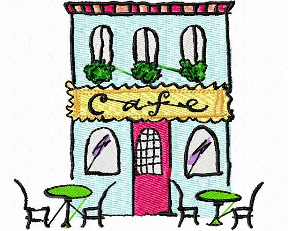 Matriz Bordado Viajando Para Paris