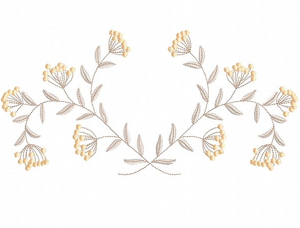 Matriz Bordado Toalha E Lavabo Floral Lindo