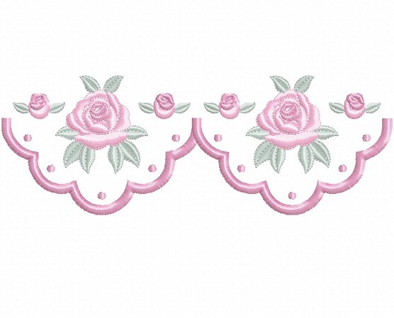 Matriz Bordado Barrinhas Delicadas Em 10 Tamanhos