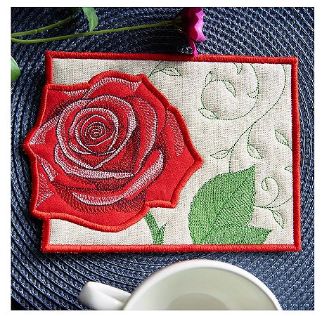 Matriz Bordado Porta Caneca Floral