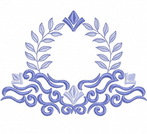 Matriz Bordado Toalha E Lavabo Masculino Clássico