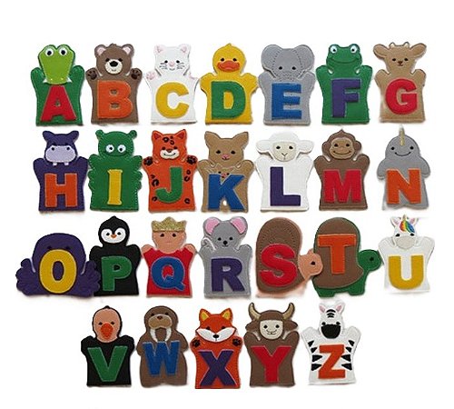 Matriz Bordado Alfabeto Aplique Dedoches