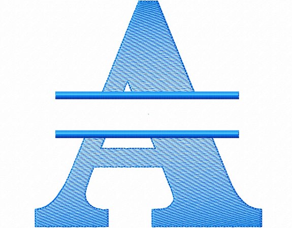 Matriz Bordado Alfabeto Split Neutro Para Escrever Nome