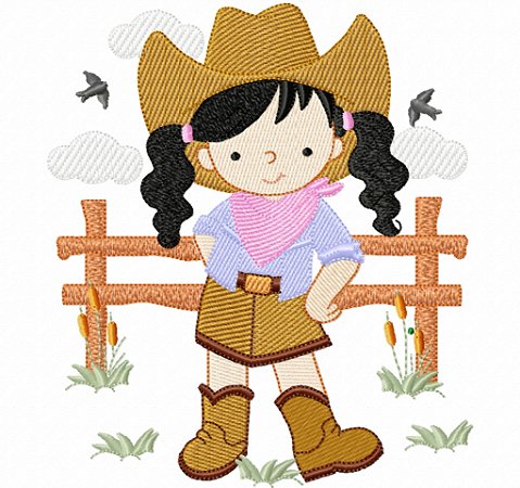 Matriz Bordado Coleção Menina E Menino Sertanejos