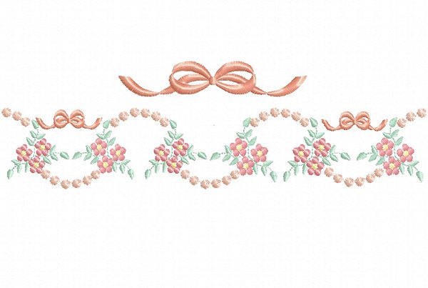 Matriz Bordado Toalha E Lavabo Barrinhas Lindas