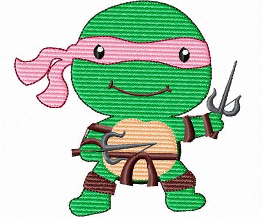 Matriz Bordado Conjunto Tartarugas Ninja
