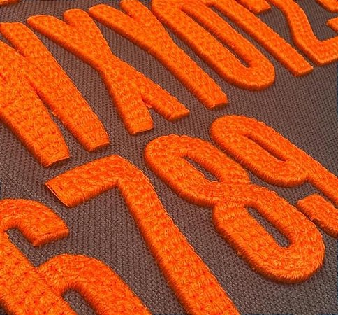 Matriz Bordado Alfabeto 3d Chain