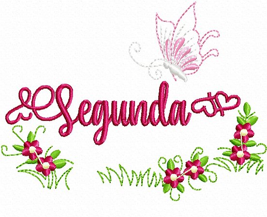 Matriz Bordado Semaninha Borboleta No Jardim Linda