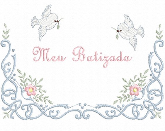 Matriz Bordado Meu Batizado
