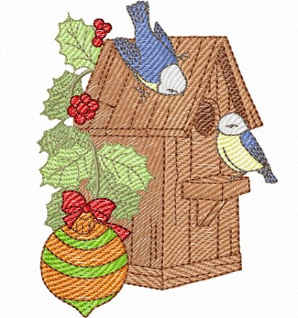 Matriz Bordado Natal Coleção Delicada