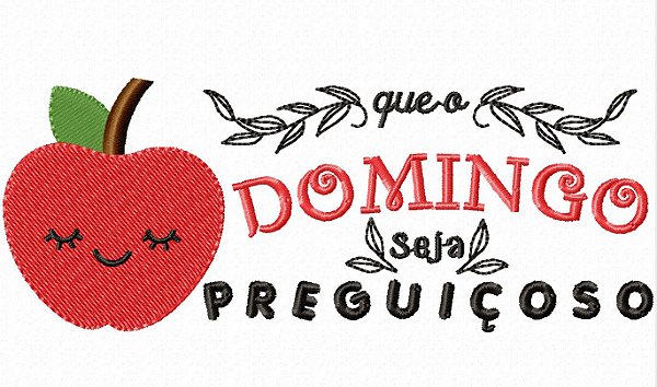Matriz Bordado Semaninha Divertida