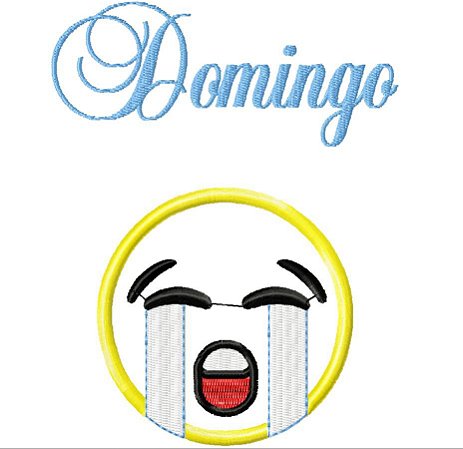 Matriz Bordado Semaninha Emoticons