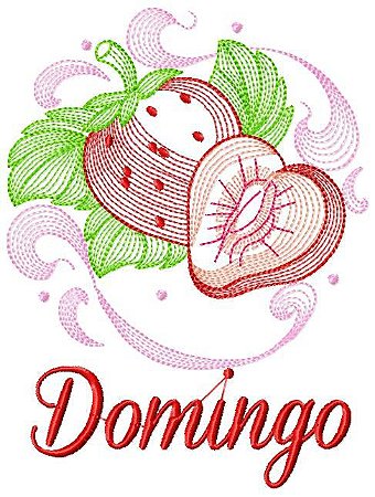 Matriz Bordado Semaninha Frutas Rippled Em Português