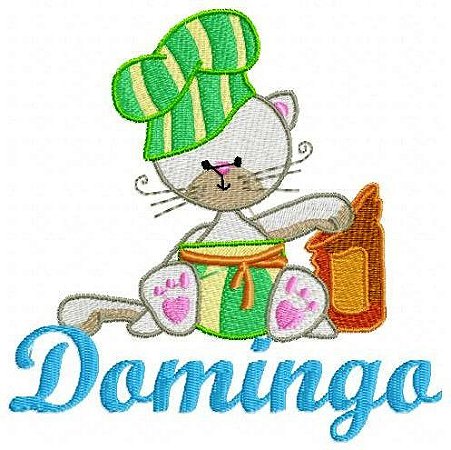 Matriz Bordado Semaninha Gatinho