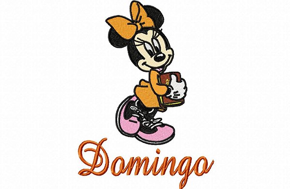 Matriz Bordado Semaninha Minnie Dengosa