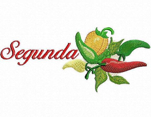 Matriz Bordado Semaninha Pimentinha E Cia