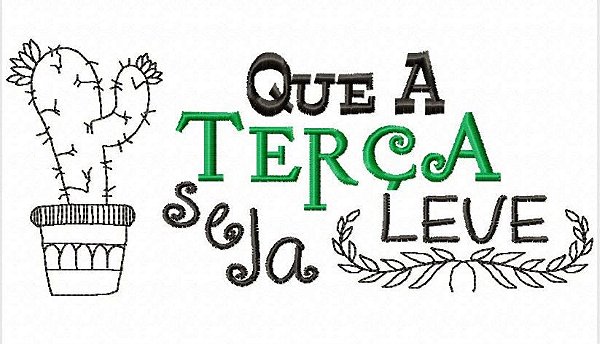 Matriz Bordado Semaninha Que Seja