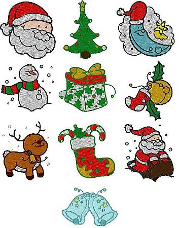 Matriz Bordado Natal 17