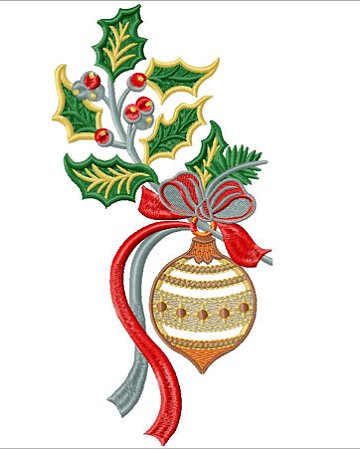Matriz Bordado Natal Fashion