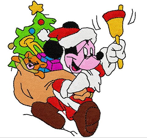 Matriz Bordado Natal Mickey