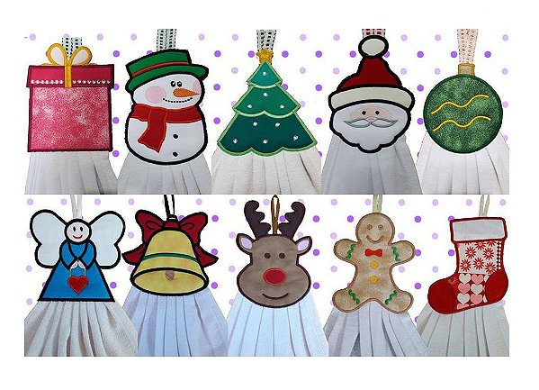 Matriz Bordado Natal Pendurador Aplique