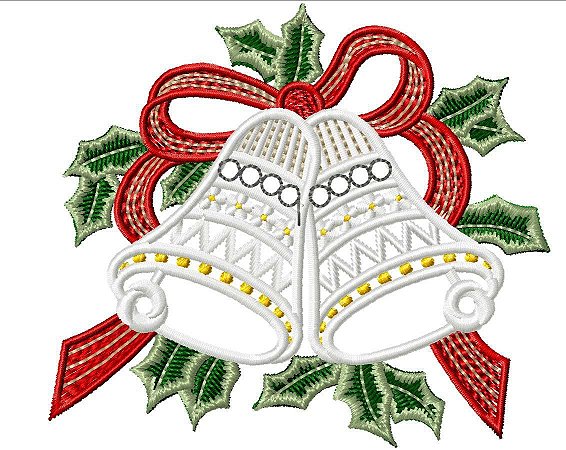 Matriz Bordado Natal Sinos Delicados