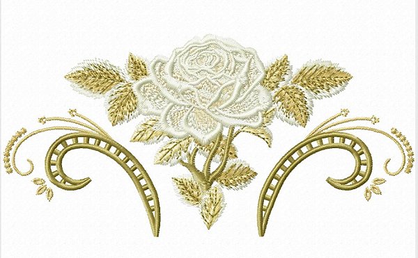 Matriz Bordado Richelieu Conjunto Floral Precioso