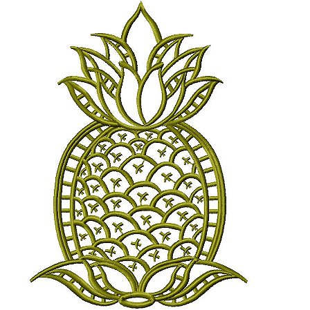 Matriz Bordado Richelieu Frutas Delicadas