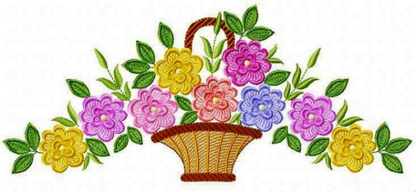 Matriz Bordado Flores Delicadas 6