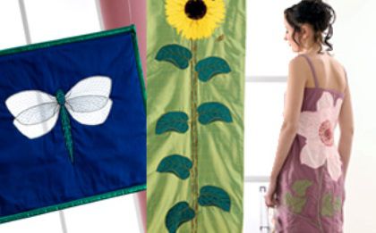 Matriz Bordado Flores Grandes Para Vestidos E Etc