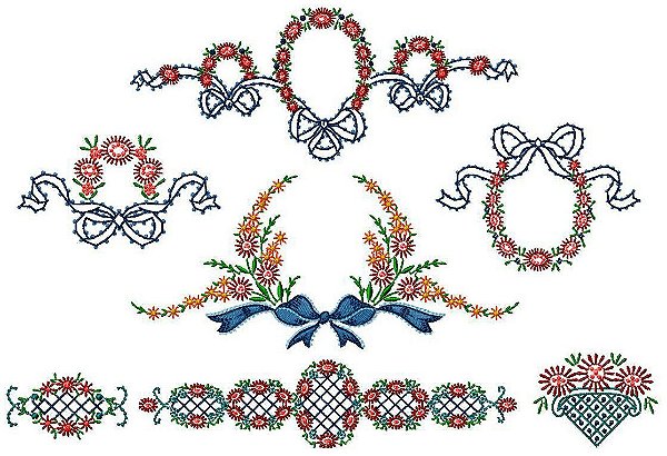 Matriz Bordado Coleção Floral Delicado