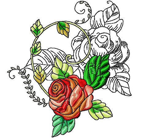 Matriz Bordado Coleção Rosas Maravilhosas
