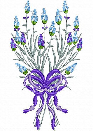 Matriz Bordado Conjunto Lavanda