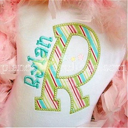 Matriz Bordado Alfabeto Aplique Desenho Animado