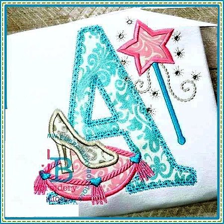 Matriz Bordado Alfabeto Aplique Sapatinho Cristal