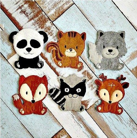 Matriz Bordado Dedoche Animais Do Bosque
