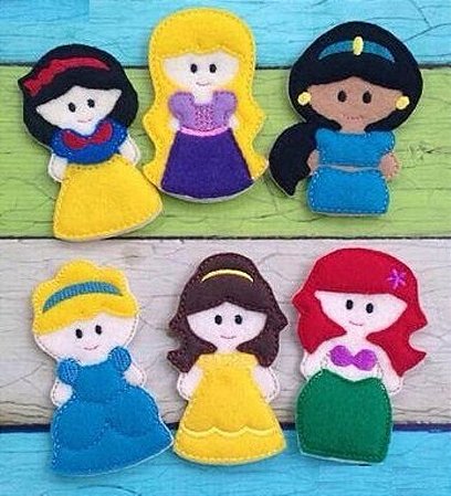 Matriz Bordado Dedoche Princesas