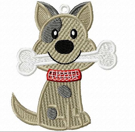 Matriz Bordado Chaveiros Cachorrinhos Pendurar