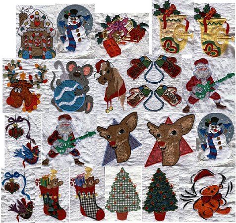 Matriz Bordado Aplique Natal Lindo