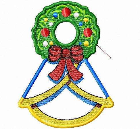 Matriz Bordado Pendurador Natal