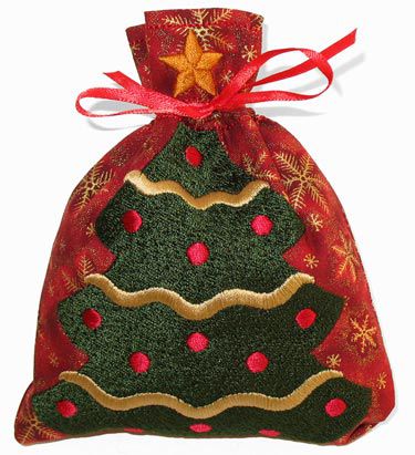 Matriz Bordado Saquinho De Natal