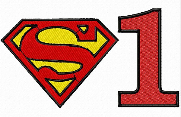 Matriz Bordado Mesversário Super Heróis