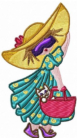 Matriz Bordado Sunbonnets Estilosas