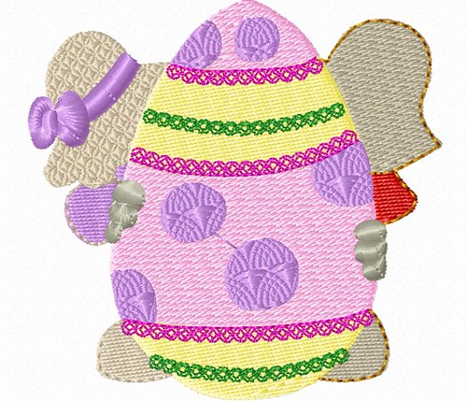Matriz Bordado Sunbonnets Páscoa
