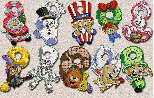 Matriz Bordado Pendurador Dia De Festa