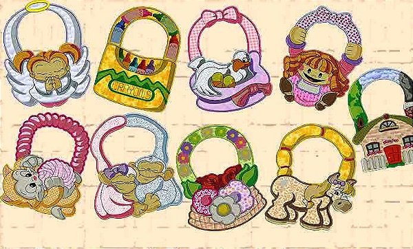 Matriz Bordado Babadores Alegria