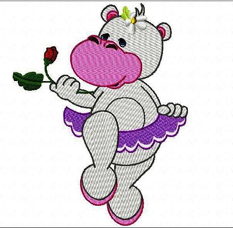 Matriz Bordado Linda Hipo Bailarina