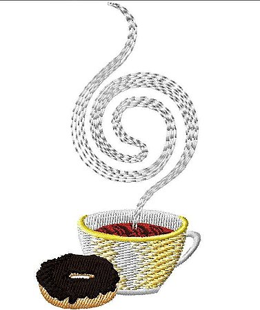 Matriz Bordado Café Na Xícara